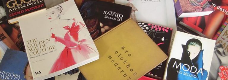 Vários capas de livros de moda