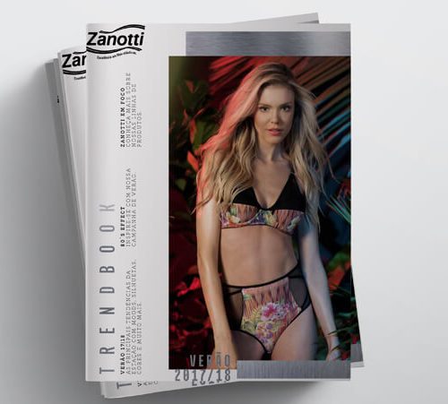 Capa de ebook com modelo de lingerie