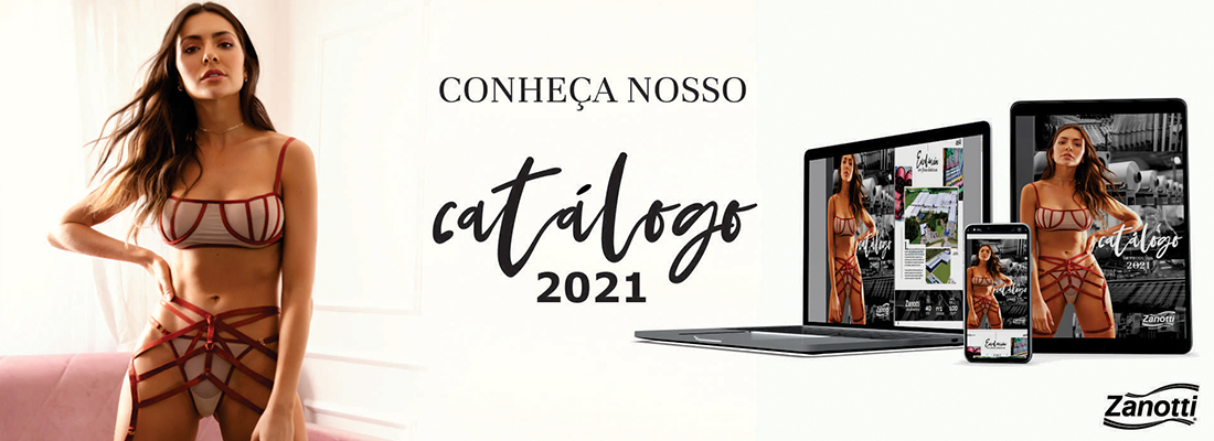 banner do catálogo 2021 Zanotti