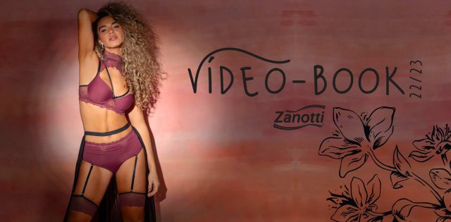 imagem de mulher com lingerie sexy e o texto novo vídeo-book Zanotti