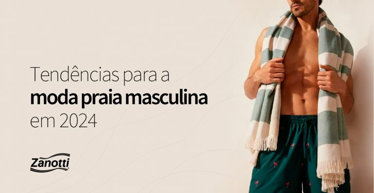 Homem com toalha de banho e shorts de praia