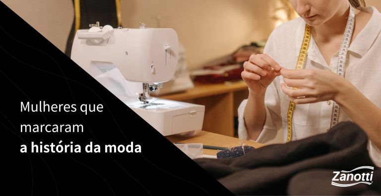 Confeccionista com máquina de costura