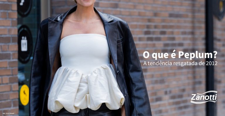 peças da tendência peplum