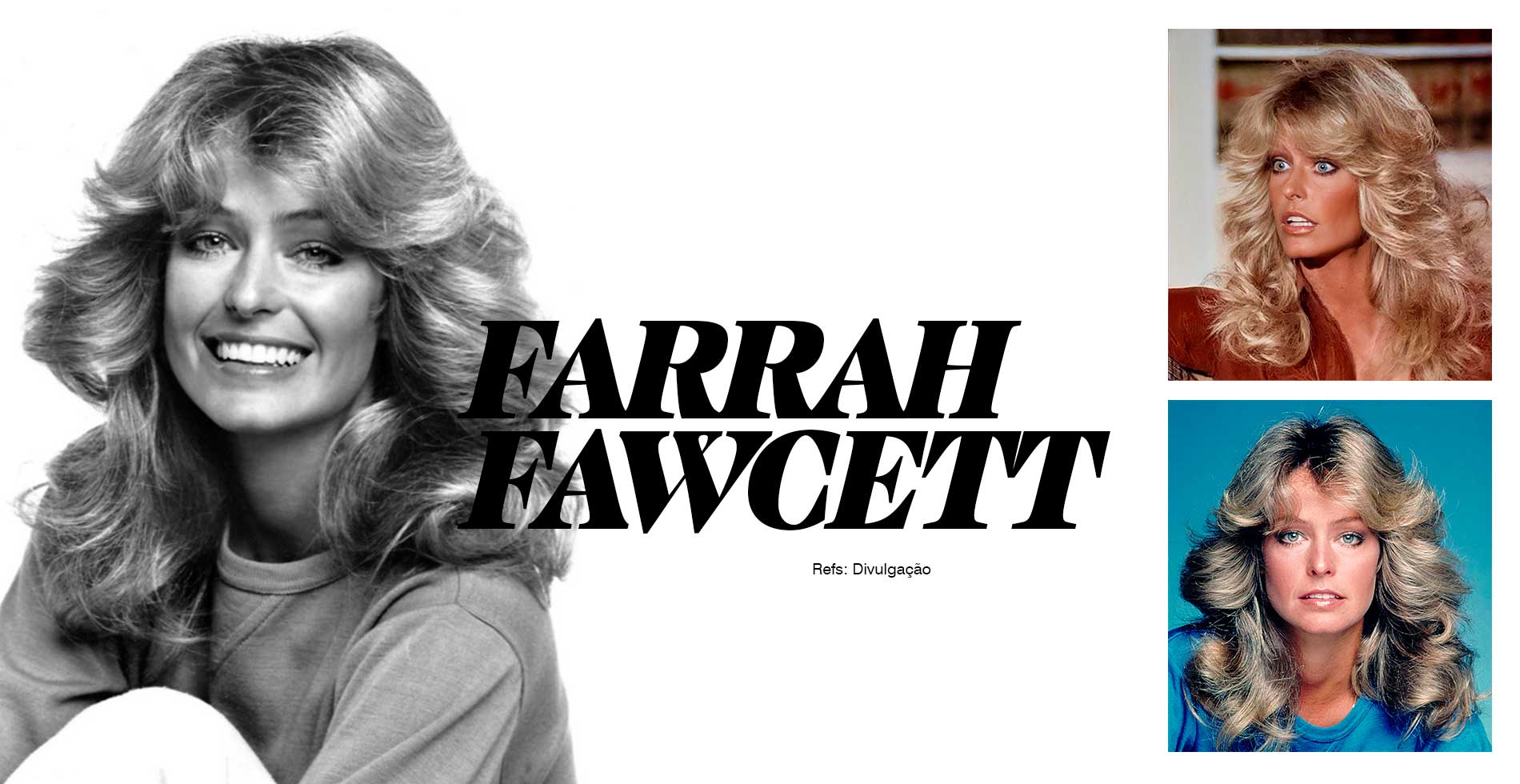 Atriz Farrah Fawcett anos 70